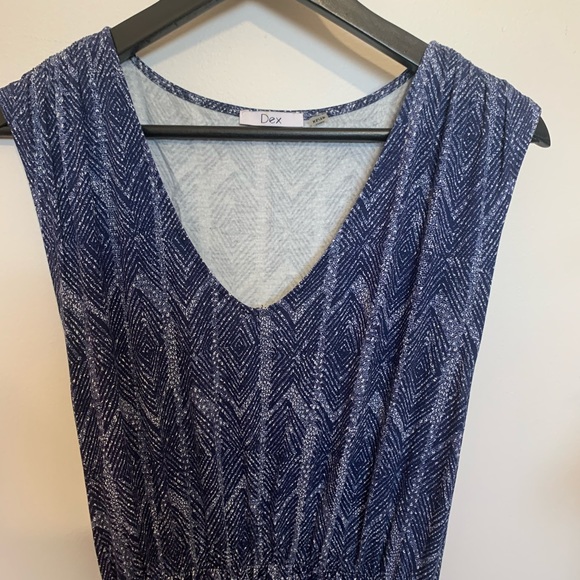 Dex Blue T-shirt Dress - Picture 2 of 5